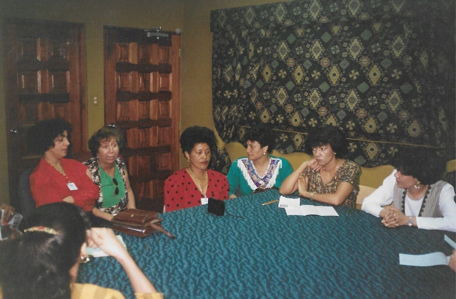 La Dra. Irma Nicasio vicesecretaria de la Mujer de la República Dominicana, junto a la Junta Directiva